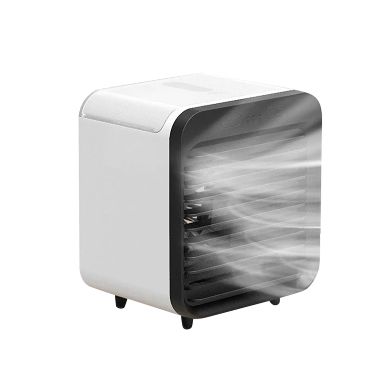 

Portable Mini Air Conditioner Desktop Fan 5000Mah USB Rechargeable Air Cooling Fan Humidifier For Office Home