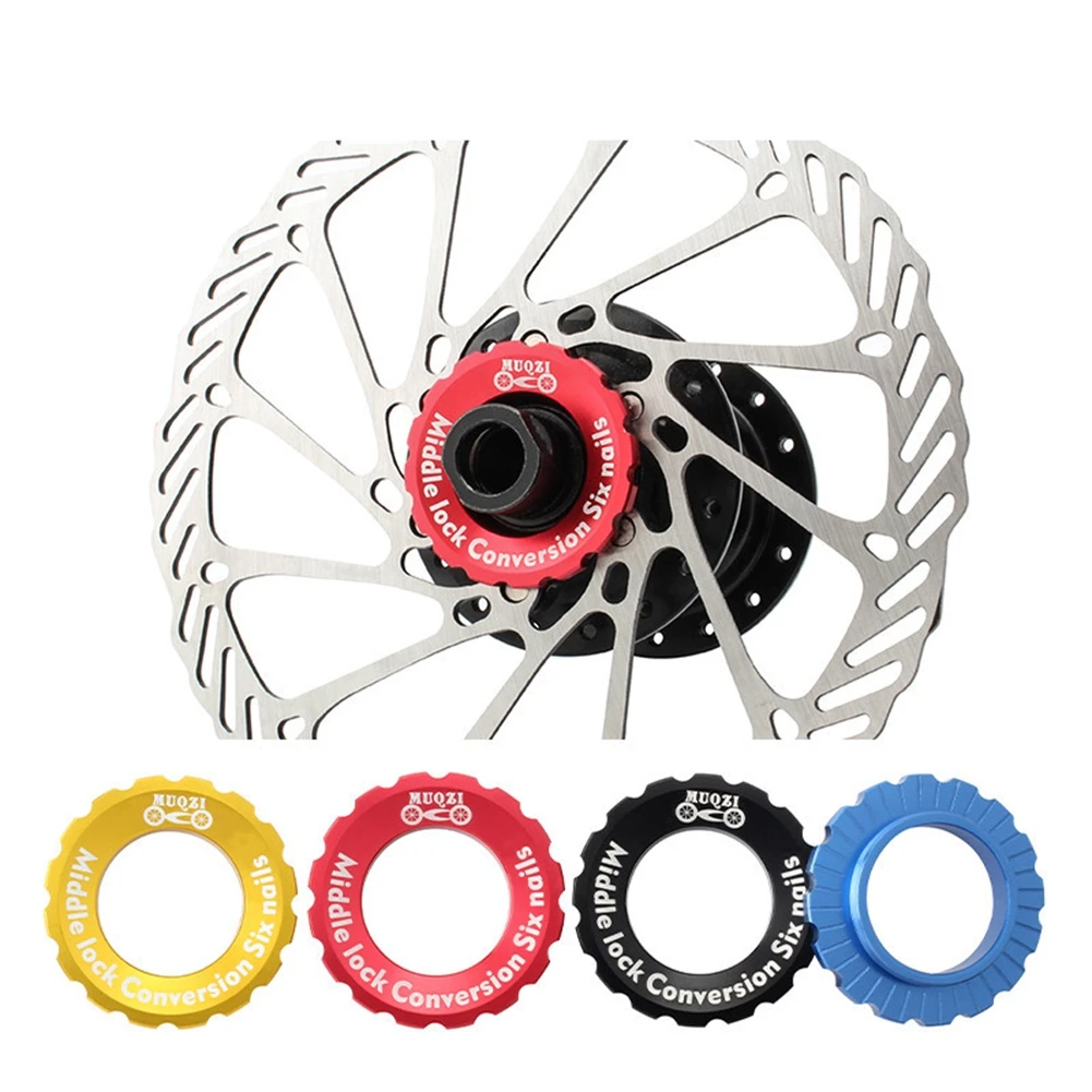

Bicycle Centerlock Rotor Lock Ring For Hub Blue Red Gold Black Centerlock Disc Brake Rotor Bike Bicycle Parts