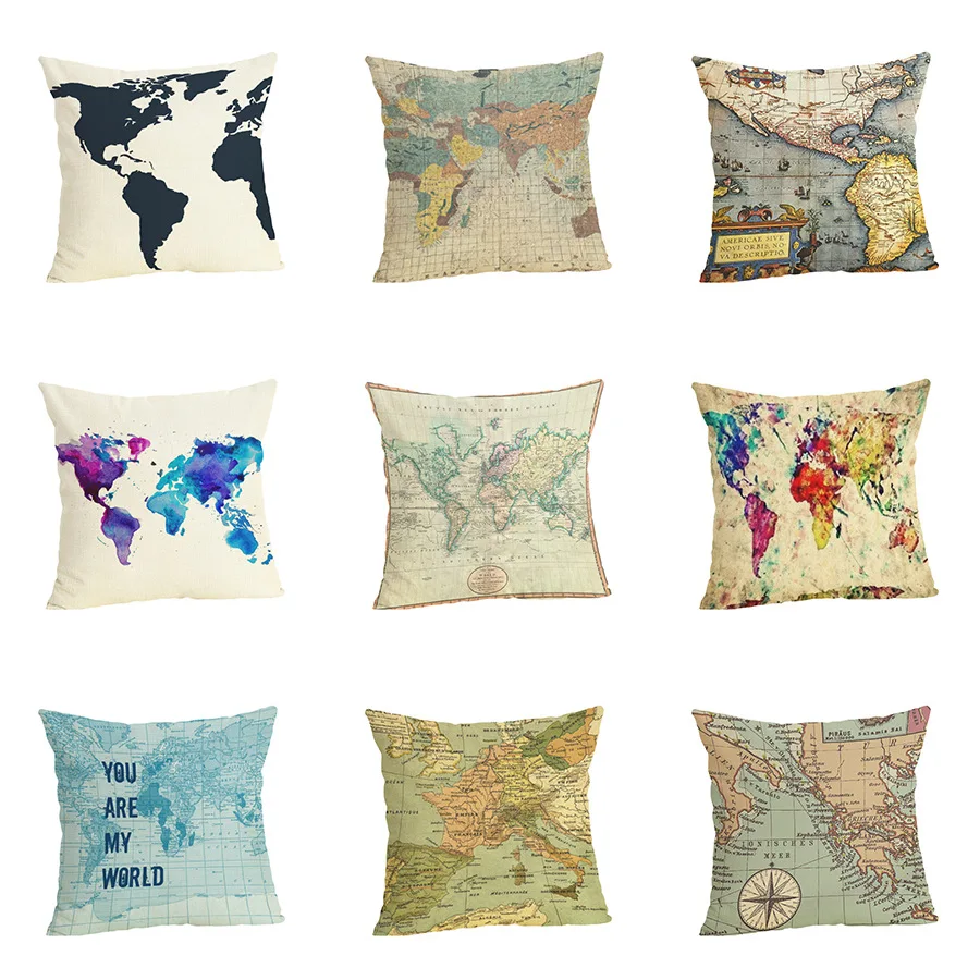 

45x45 см наволочка для подушки, льняная Геометрическая наволочка для подушки, наволочка для подушки с принтом, наволочка для спальни, офиса, ис...