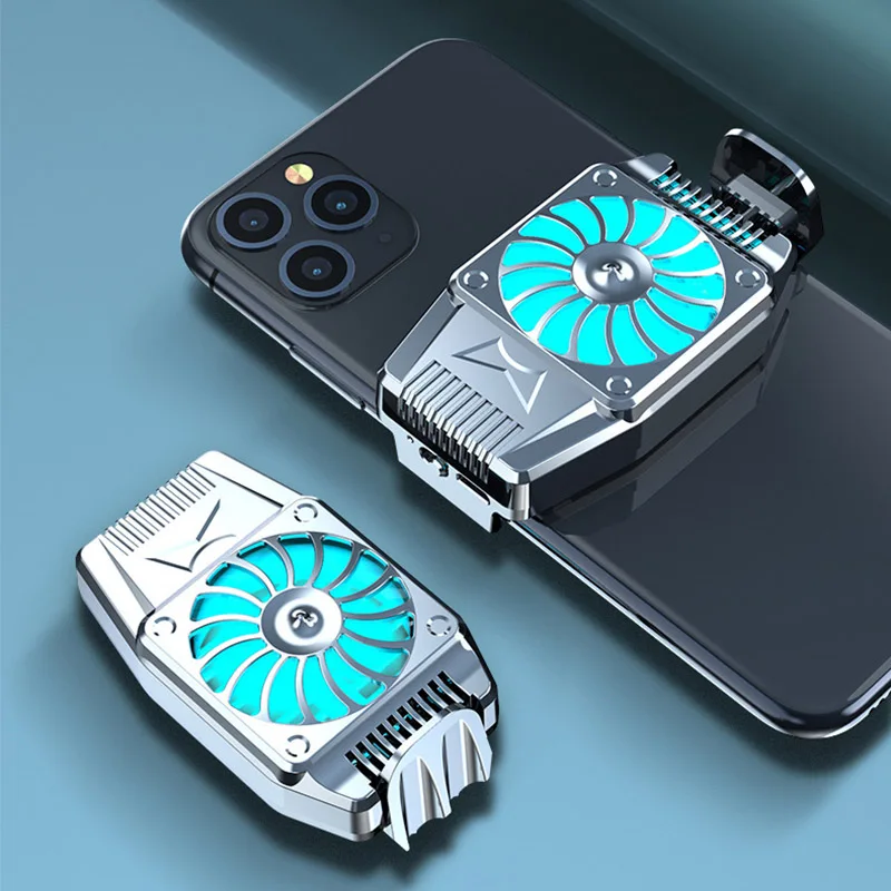 Universal Mini Mobile Phone Cooling Fan Radiator Turbo Hurricane Game Cooler Cell Cool Heat Sink For IPhone/Samsung/Xiaomi |