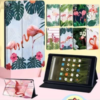 flip tablet case for fire 7 5th7th9thhd 8 6th7th8th10thhd 8 plus 2020hd 10 5th7th9th flamingo series stand cover
