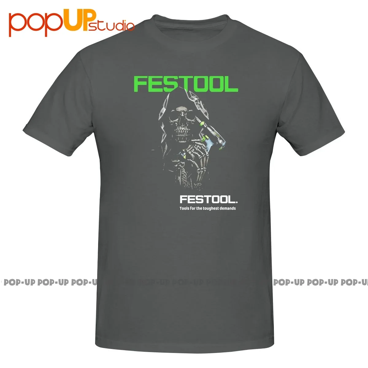 Фото Festool For The Toughest Demands Рубашка Футболка Vtg Забавная классическая футболка высокого качества №4
