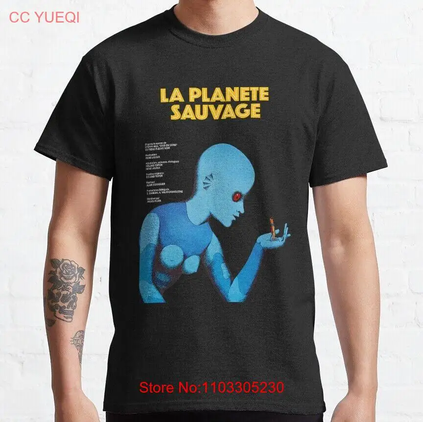 Классическая футболка с фантастической планетой-дикой планетой