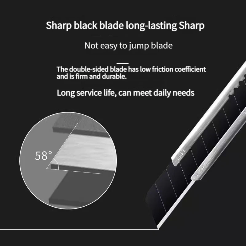 50 японских NT CUTTER BA - 54P нержавеющая сталь 58 градусов ультраострый черный тонкий 0 25