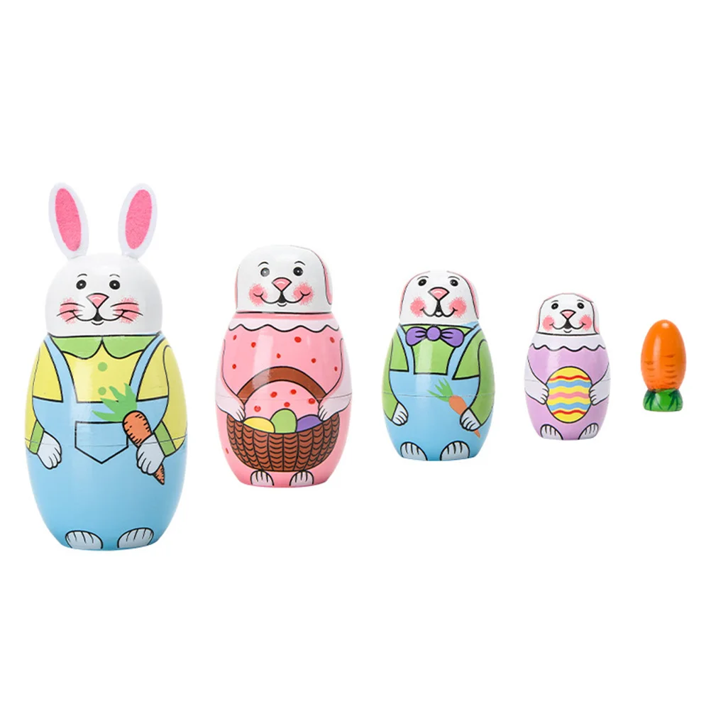 

Bunny Nesting Bunny Toys Rabbits Stacking Animal Russian Dolls Matryoshka Rabbit Russian Dolls Wood Dog Nesting Dolls Child