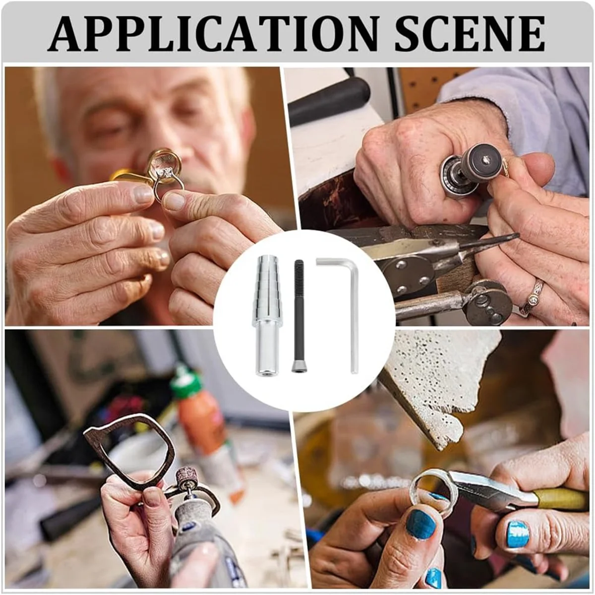 Оправка с шестигранным внутренним гаечным ключом для токарного станка 1 комплект