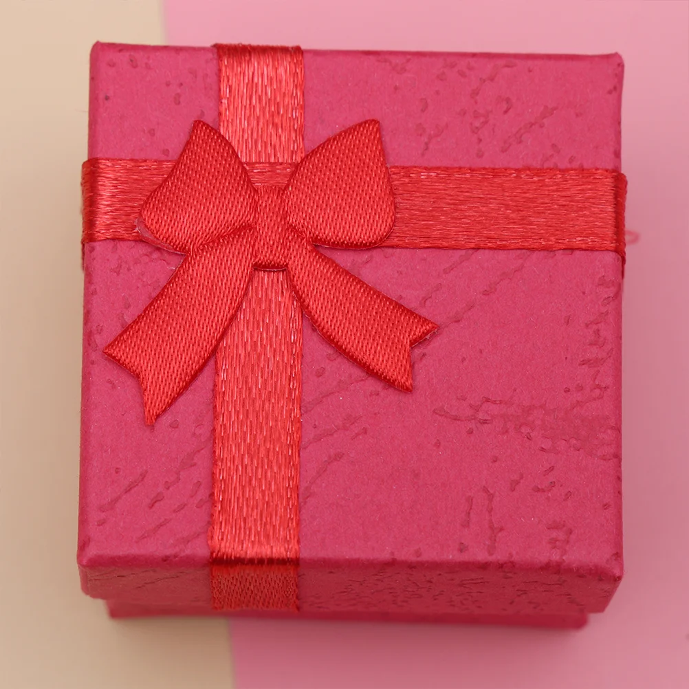 16-шт. Коробки для хранения с крышками. Органайзер колец. Картонные ювелирные