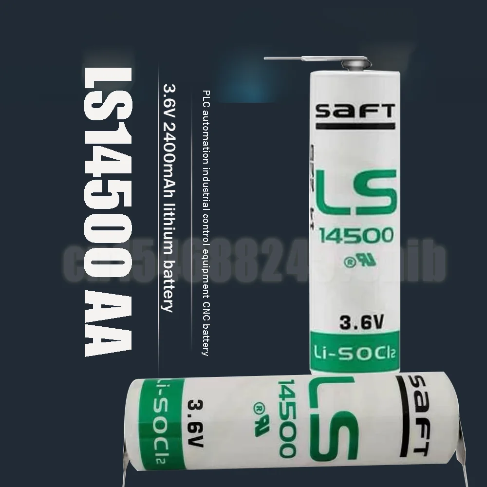 Литиевая батарея Saft LS14500 ER14505 3 6 TL5104 с штифтами для ПЛК-оборудования первичные