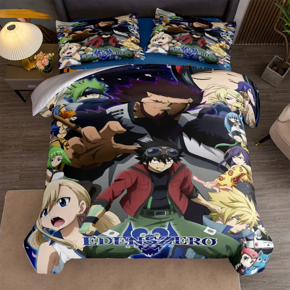 Eden Zero Fanart Комплект пододеяльников King Queen Double Full Twin Single Size постельного белья