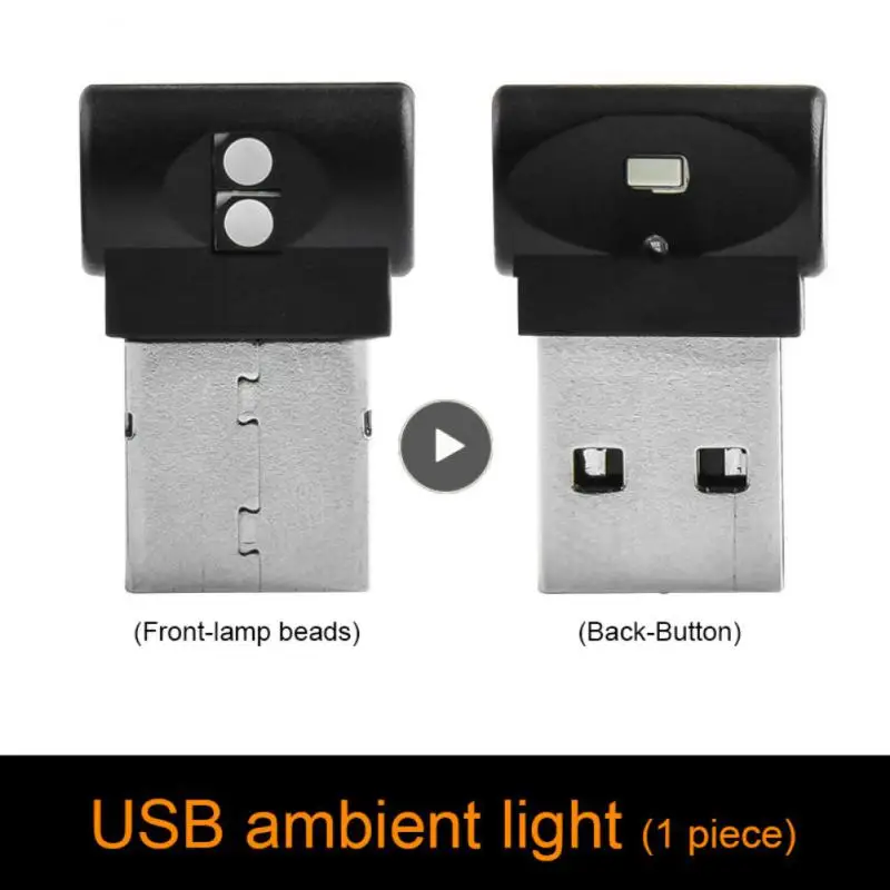 

Universal Car Usb Atmosphere Light Mini Car Atmosphere Light Portable Car Led Light Multi-purpose Car Interior Accessories