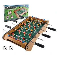 foosball table mini football table game 2 footballs classic recreational hand soccer game for kids family night parties game