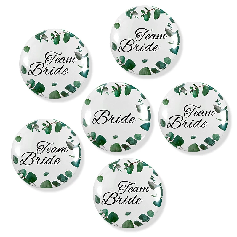 

Team Bride Wedding Badge Bride To Be Badge Team Bride Button Pin Bachelorette Decoration Party Gifts
