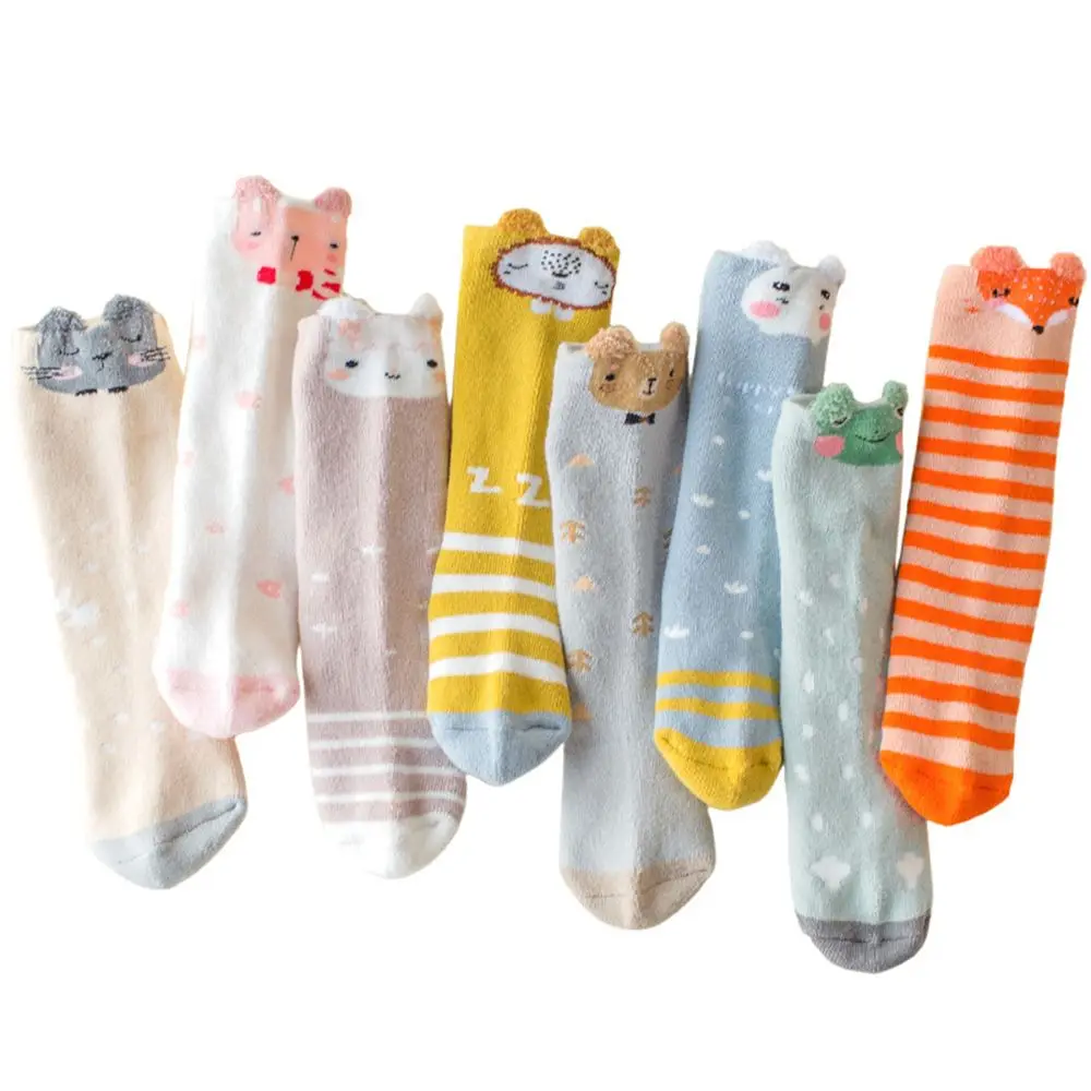 

3 Pairs Cotton Cartoon Floor socks Baby Clothing Stockings Newborn Baby Baby Socks Toddler Socks