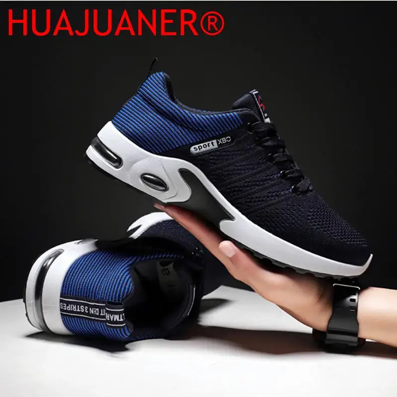 Дышащая обувь для мужчин мужские кроссовки на воздушной подушке легкие с сеткой