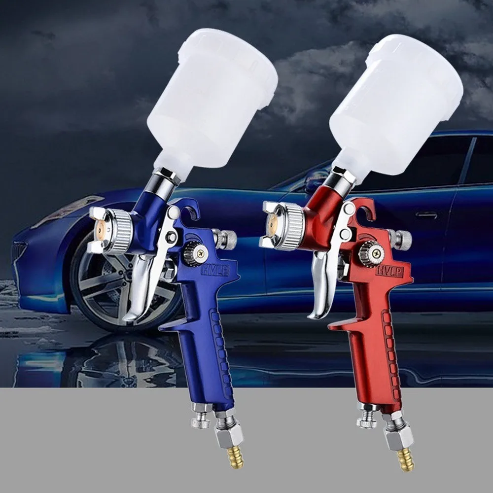 1 Set Car Furniture Repair Small Mini Hh2000 Pneumatic Spray Paint Sprayer For Painting Car  Aerograph Pneumatic Gun