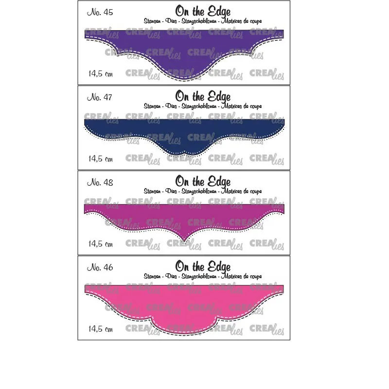 Металлические штампы граница форма для высечки карточек скрапбукинга бумаги