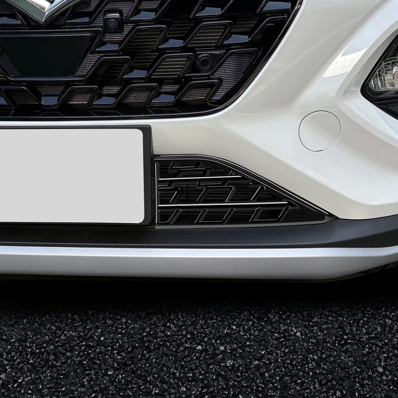 Фото Для Suzuki Fronx WDB3S WEB3S 2025 2026, черная средняя сетка из АБС-пластика, решетка переднего бампера, декоративная крышка, внешние аксессуары №5