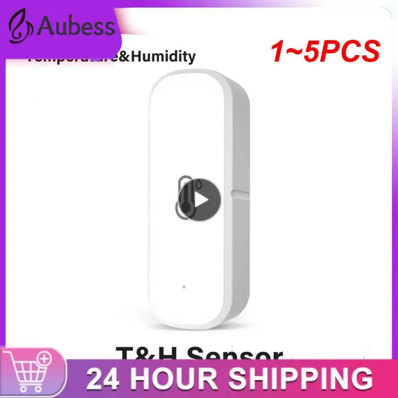 

Датчик температуры и влажности Tuya Wi-Fi, комнатный термометр-гигрометр, умное быстрое устройство для Smart Life, Alexa, 1 ~ 5 шт.