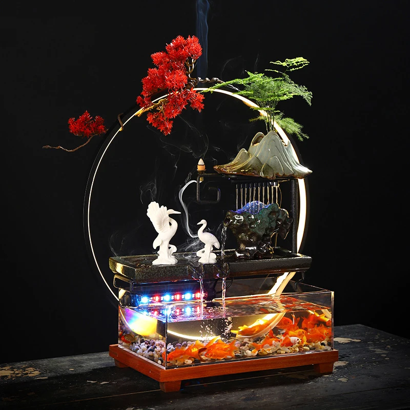 Креативное домашнее украшение керамическая Циркулирующая вода для офиса