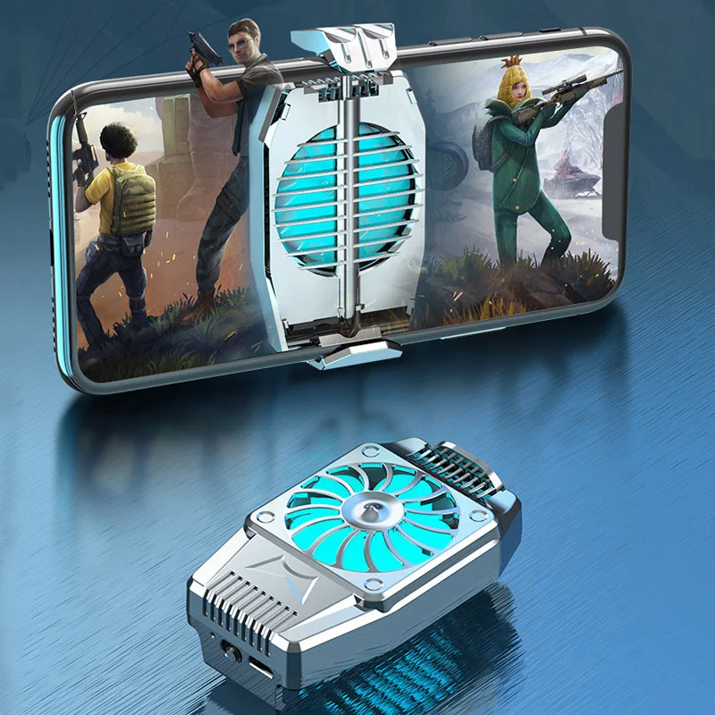 Universal Mini Mobile Phone Cooling Fan Radiator Turbo Hurricane Game Cooler Cell Cool Heat Sink For IPhone/Samsung/Xiaomi |