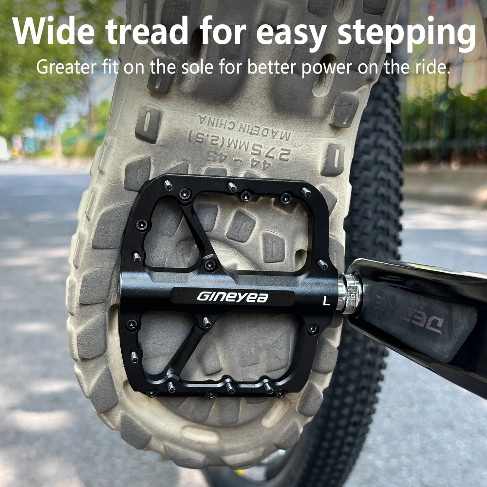 GINEYEA велосипедные педали DU подшипник Нескользящая педаль для горного велосипеда