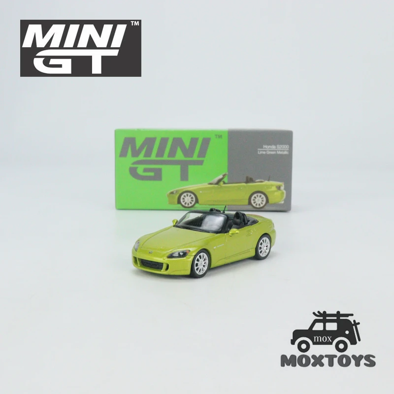 

MINI GT 1:64 Honda S2000 (AP2) Lime Green Metallic LHD Diecast Model Car