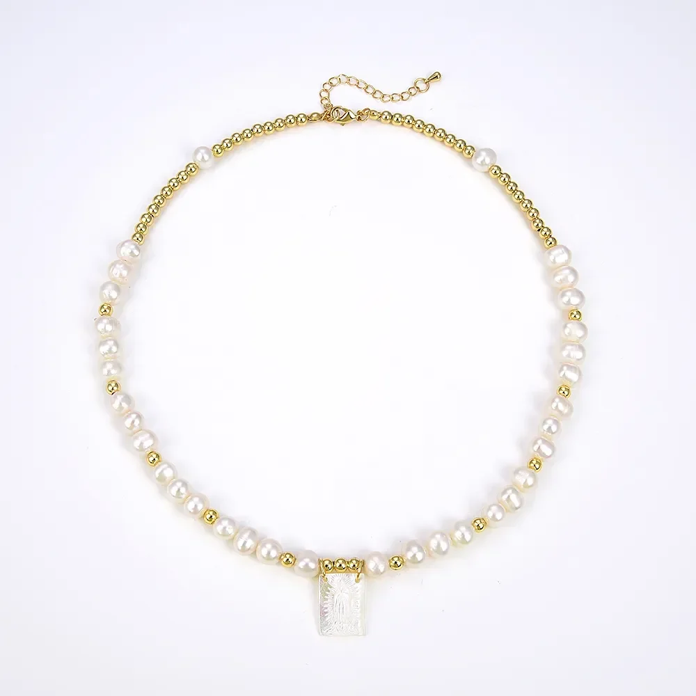 KKBEAD Boho Колье-чокер С Пресноводным Жемчугом Женские Модные Украшения Браслетом Из