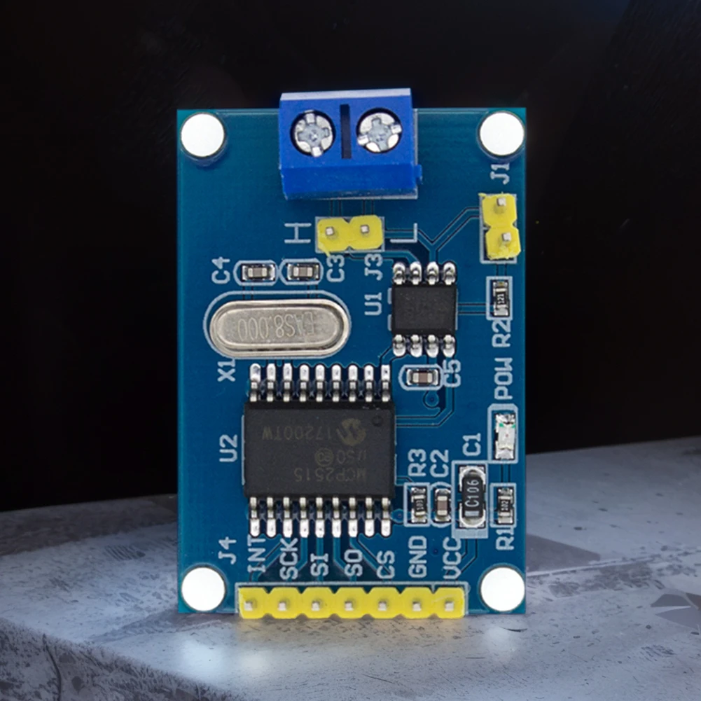 MCP2515 плата модуля CAN-шины SPI TJA1050 приемник драйвера для 51 MCU Φ Arduino DIY