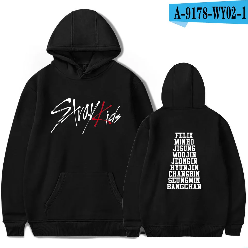 

Kpop Straykids Album Hoodie Sweatshirt casual K-pop Hoodies Stray Kids printed pullover tracksuit fall winter k pop Clothes