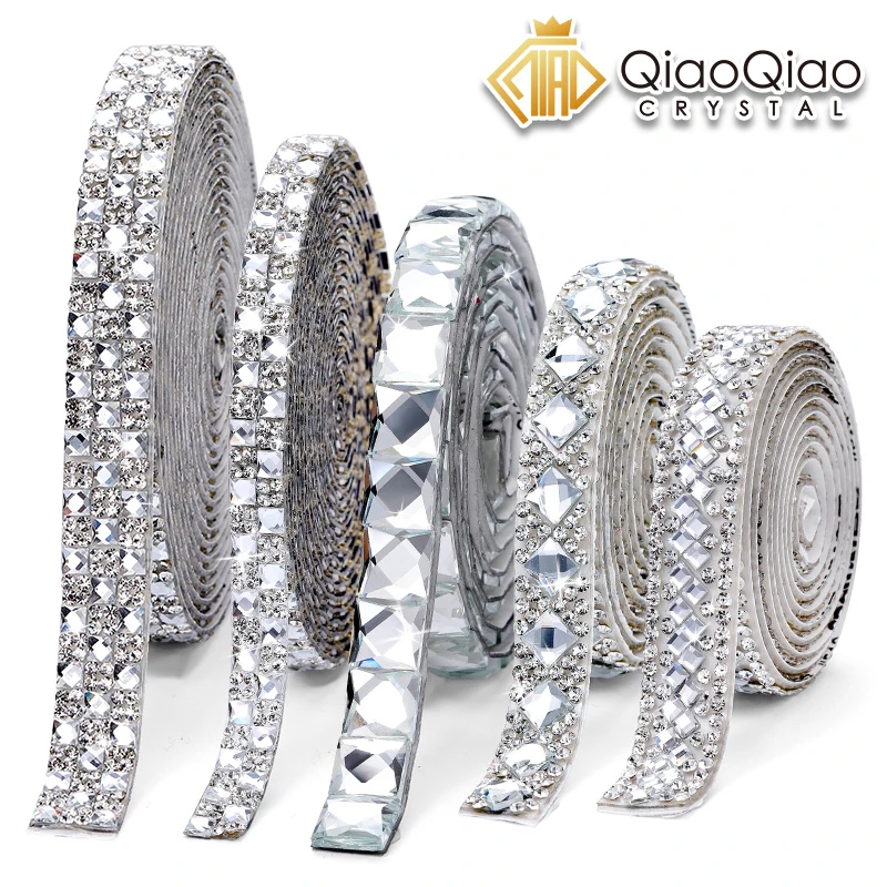 Самоотклеивающиеся стеклянные стразы QIAO | AliExpress