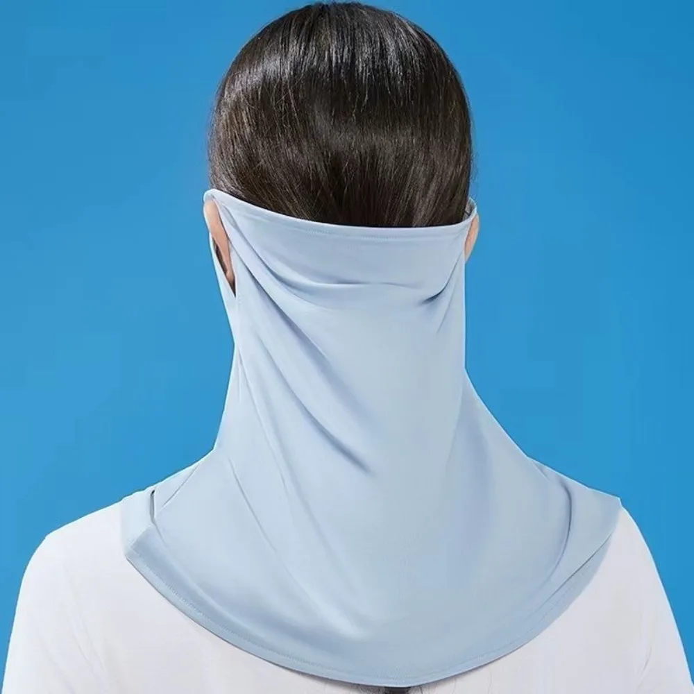 UPF50 + ледяные шелковые бриллианты подвесные ушные шарфы маска шнур для ушей