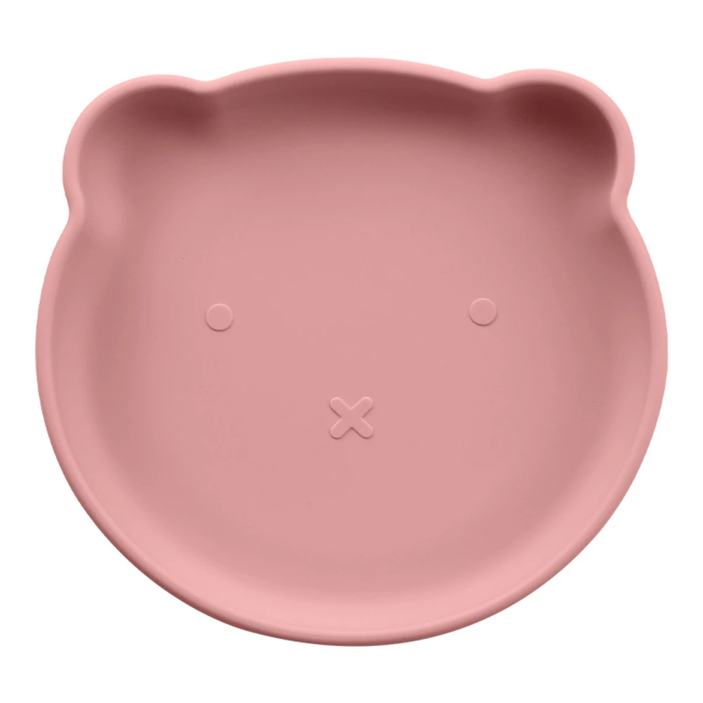 

Silicone Plate for Kids Baby Bowl with Suction Safe Non-Slip BPA Free Feeding Kitchenware Accessory Feeding Dishes Tableware