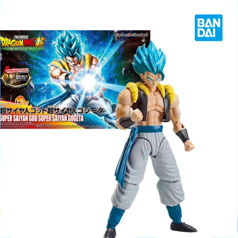 В наличии Bandai Original Dragon Ball Rise Standard Super Saiyan God Gogeta Аниме Фигурка Сборка Модель