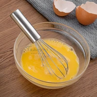 5 5 mini whisk stainless steel manual egg beater kitchen wire balloon whisks milk egg mixing cooking blending beating gadgets