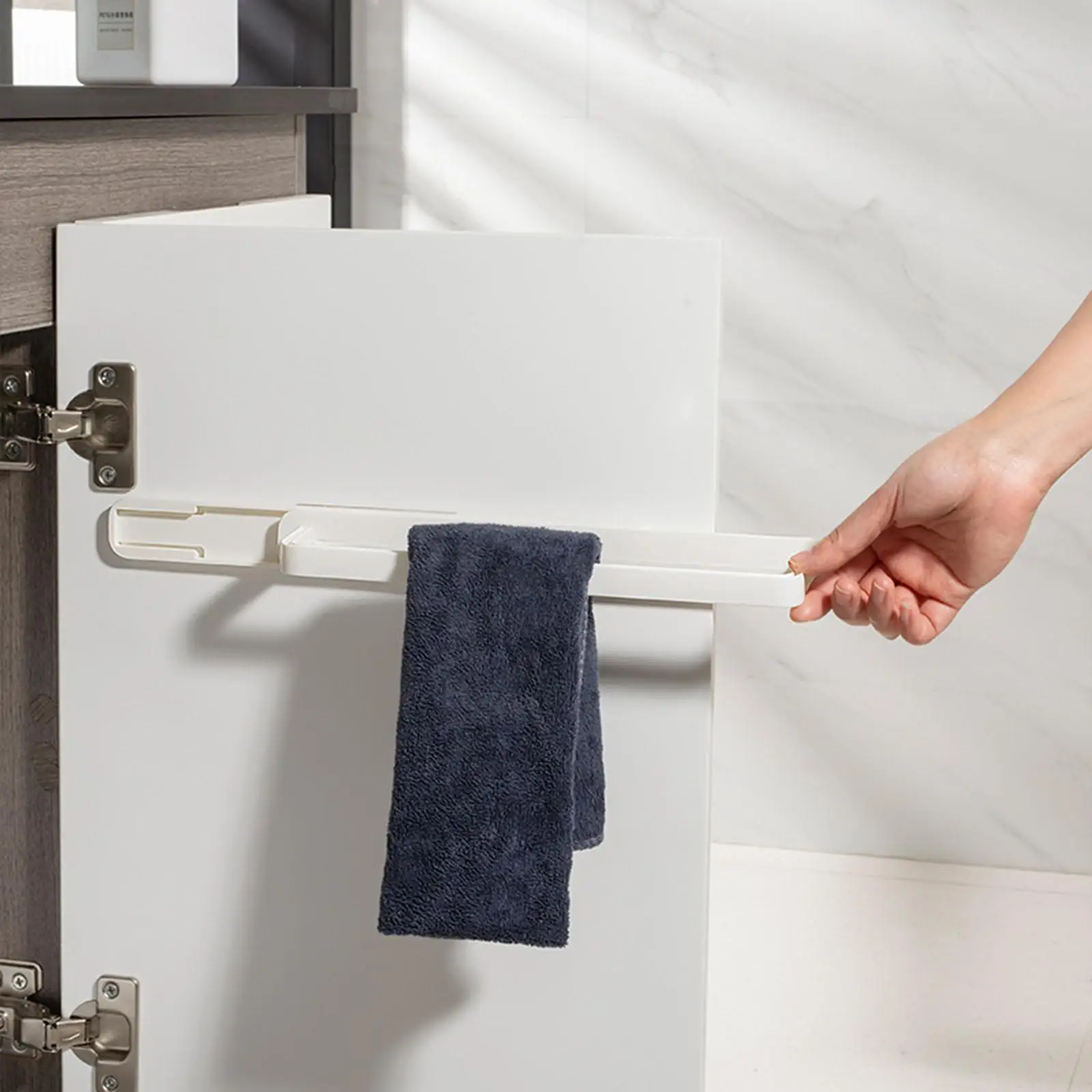 

Slippers Wall Mounted Retractable Easily Install Accessories for Scarf