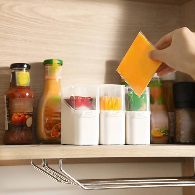 Прозрачный контейнер для хранения сыра 4 8x11x10 5 см