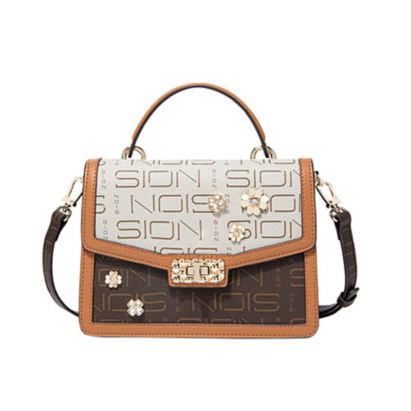

KUROYABU Fashion Personality Shoulder Bags Temperament Women Handbags Classical Printing Leather Bags Leisure Crossbody Bags