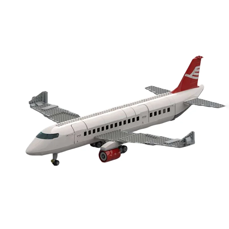 340 деталей MOC: Конструктор «Аэропорт города» (модель Airbus), развивающая игрушка для сборки, идея для творчества, подарок на Рождество (art.: 3920d4cd4daff) - 3920d4cd4daff