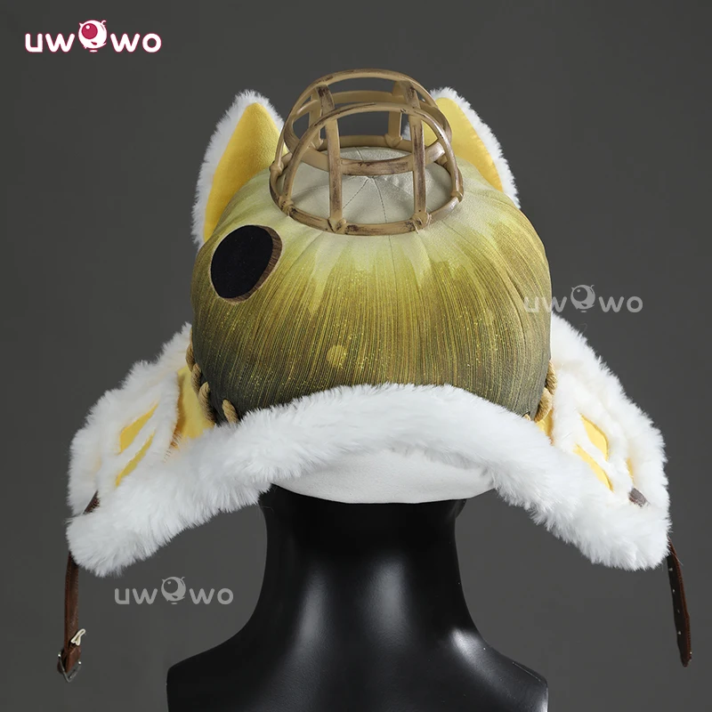 UWOWO Collab Series: Game Monsterr Hunterr Wilds Felyne Hats Косплей Плюшевая кепка Шляпа для взрослых