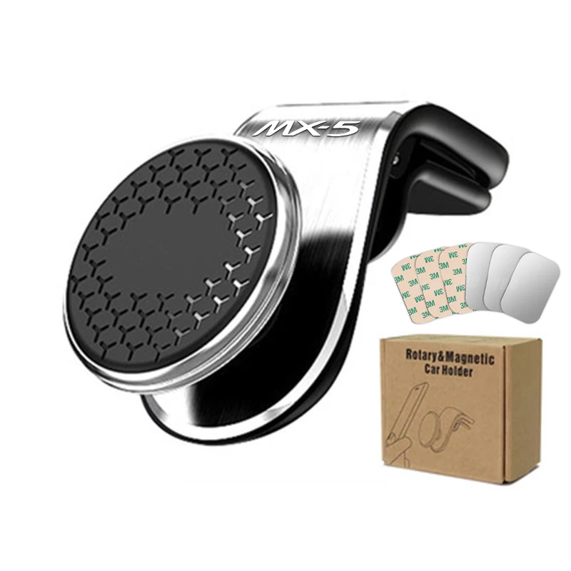 

Магнитный автомобильный держатель для телефона, держатель с креплением на вентиляционное отверстие для Mazda MX5 MX-5 ND 2016 2017-2018 2021 2022, автомобильные аксессуары, подставка для телефона