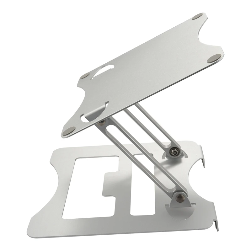 

Подставка для ноутбука портативная Регулируемая Складная из алюминиевого сплава Нескользящая охлаждающая подставка для ноутбука 11-17,3 дюй...