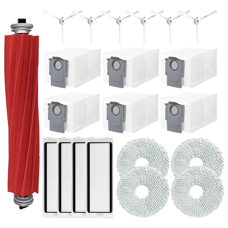 

Replacement For Roborock Q Revo For Roborock P10 Robot Vacuum Cleaner Parts Main Side Brush Mop Cloth Dust Bags Hepa Filters