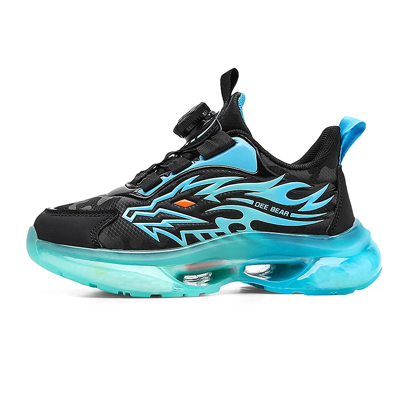 Boys Basketball Shoes Children Sneakers Tennis Fashion Printed Breathable Casual Running Shoes For Boy