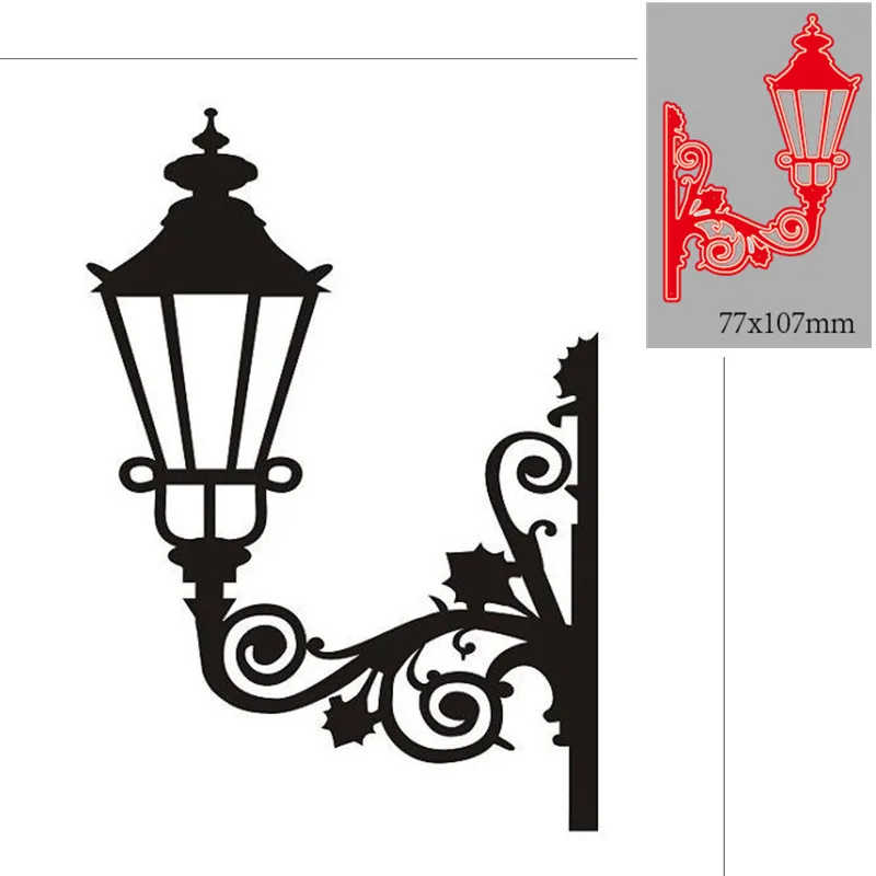 

Металлические пресс-формы уличная лампа украшение для скрапбукинга бумаги рукоделия Нож Форма лезвие перфоратор трафареты