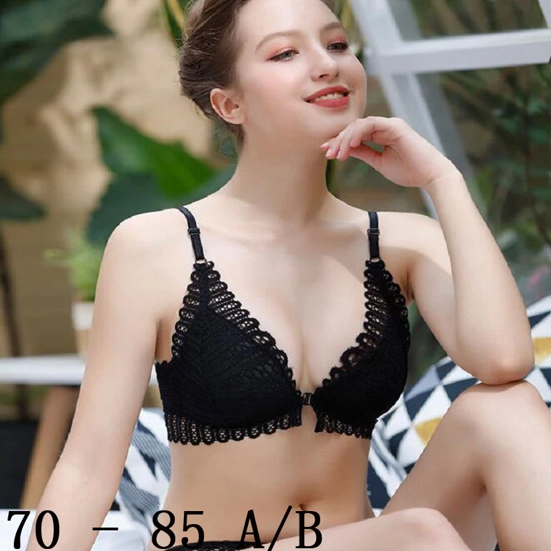 

Женский кружевной бюстгальтер пуш-ап без косточек, с открытой спиной