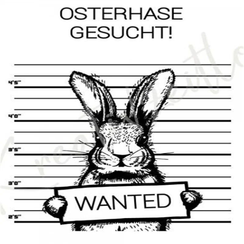 

2022 New Arrival Clear Stamps For DIY Decoration Easter Bunny Making Greeting Card Funny Scrapbooking Arts No Metal Cutting Dies