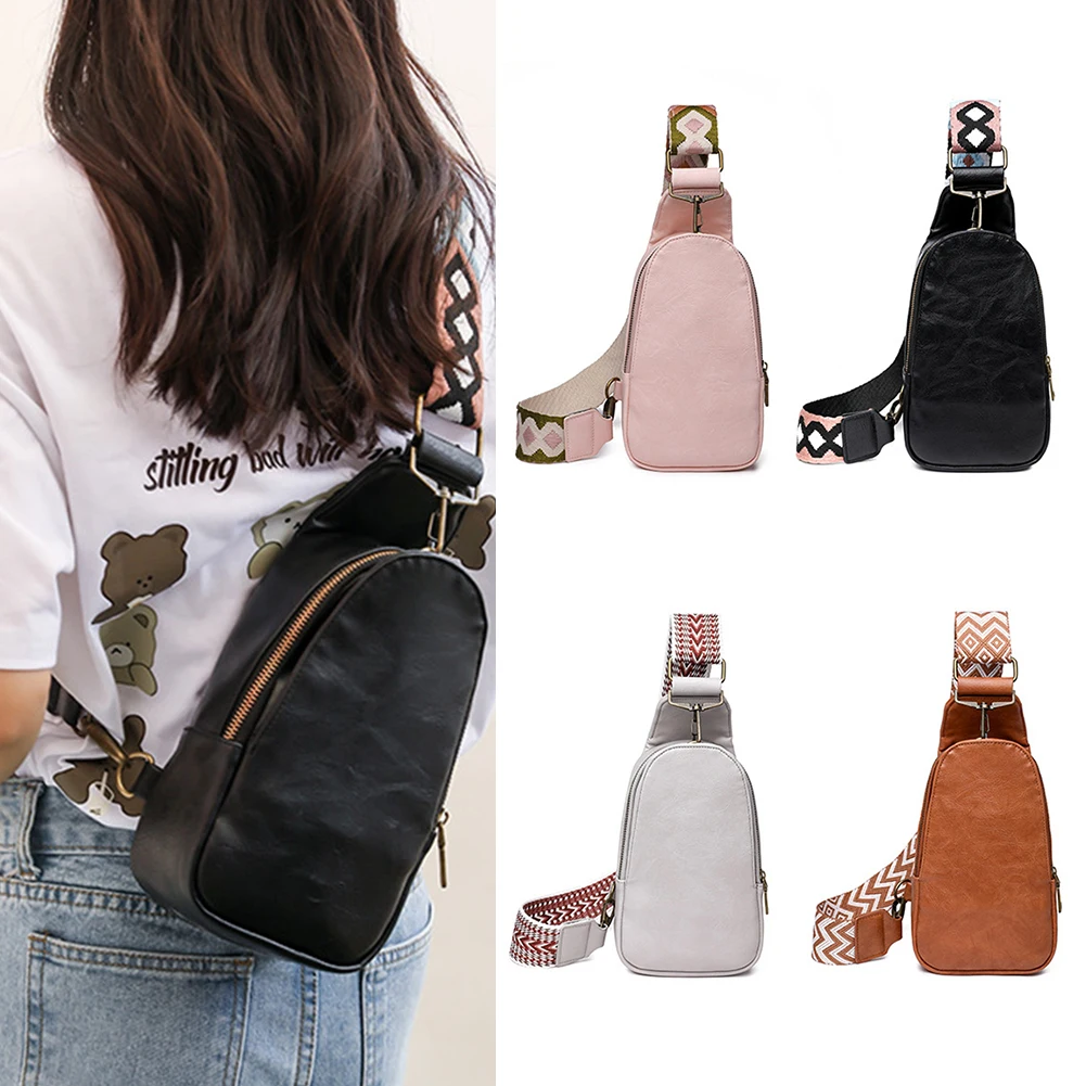 2022 Ladies Shoulder Bag High Quality Leather  Fashion Trend Chest Bag Women Bags Multi-layer Female Crossbody Chest Pack Purse