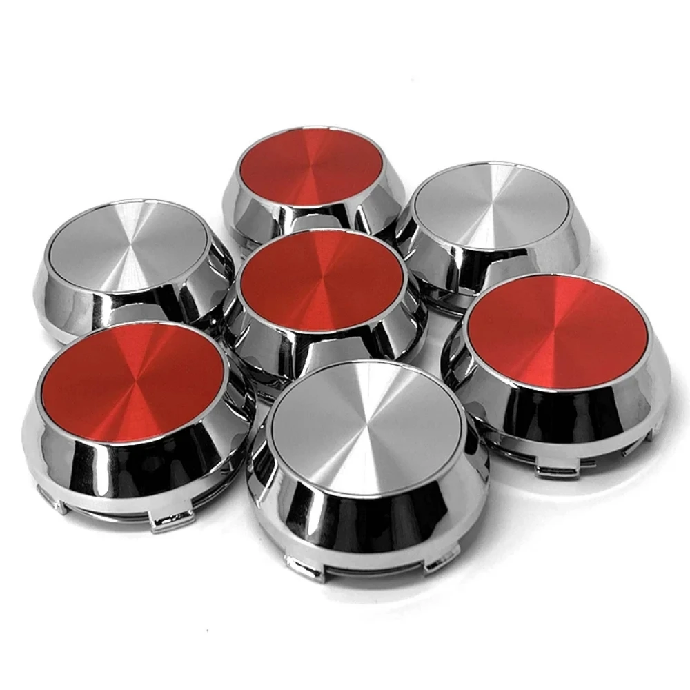 4 шт. 64 мм 65 45 алюминиевые 3D наклейки с логотипом из углеродного волокна колпачок