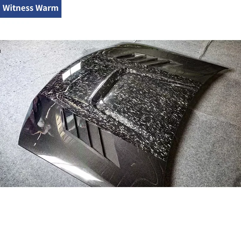 Кованый сухой капот двигателя из углеродного волокна для BMW F97 X3M F98 X4M комплект