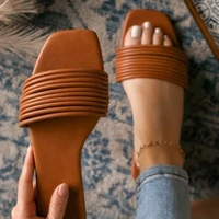 new summer sandals for women flat open toe outdoor ladies slippers fashion indoor outdoor beach flip flops plus size 43